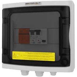 Photovoltaik-Verteiler AC B20 Elektroverteiler 25A 300mA IP65 2x T1+T2 Doktorvolt DV-9498-FOT-265-AC