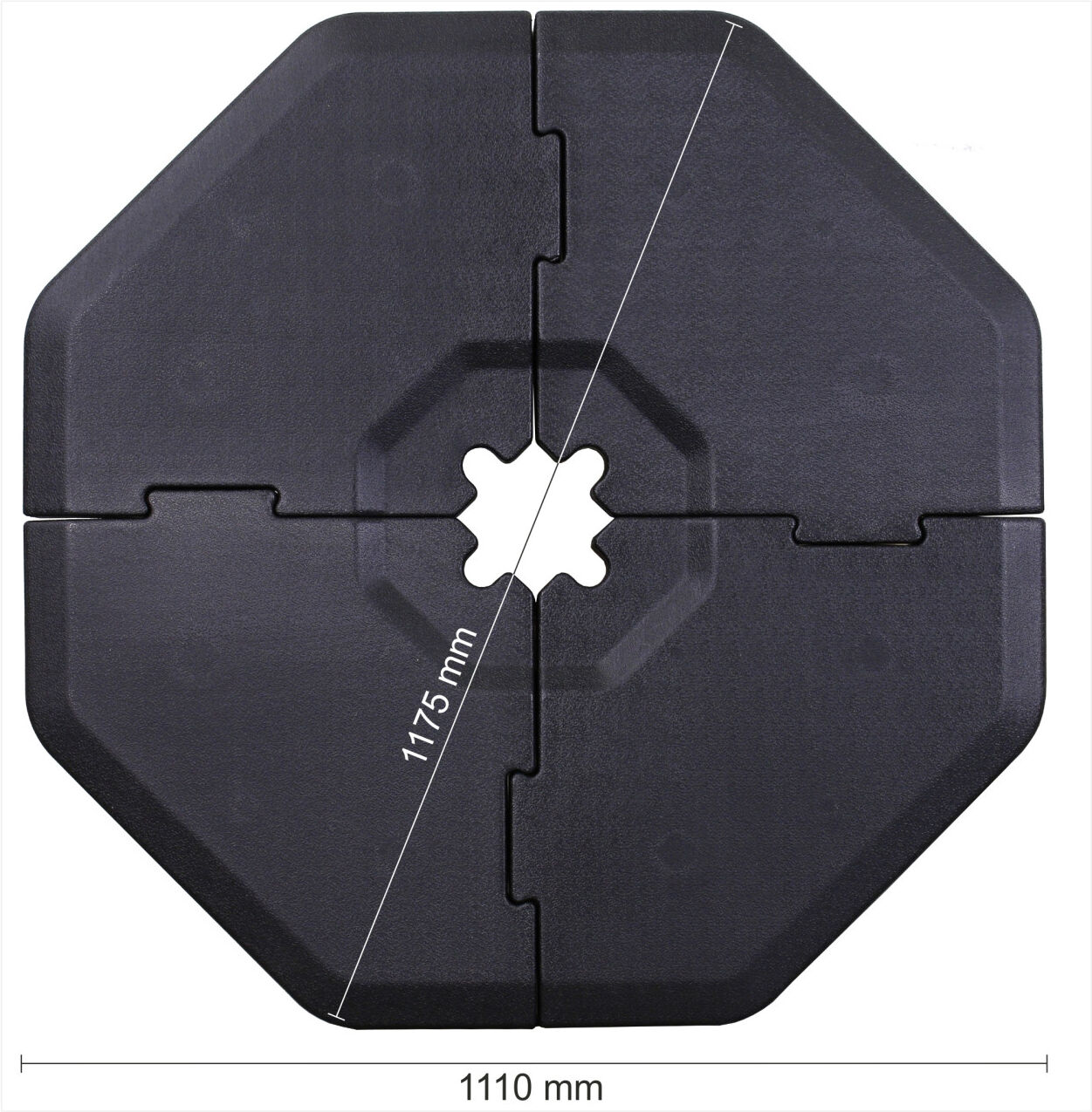 Schneider Schirme Schneider Einlegeplatten für Ampelschirme 4er-Set
