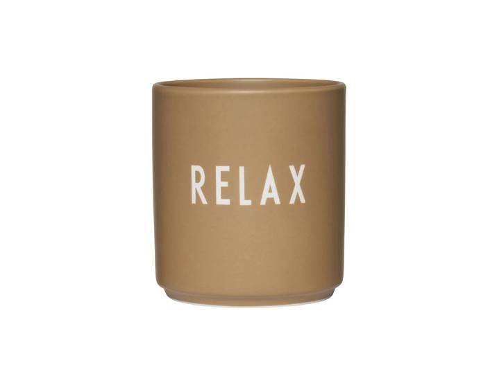 Design Letters - AJ Favourite Porzellan Becher, Relax / camel