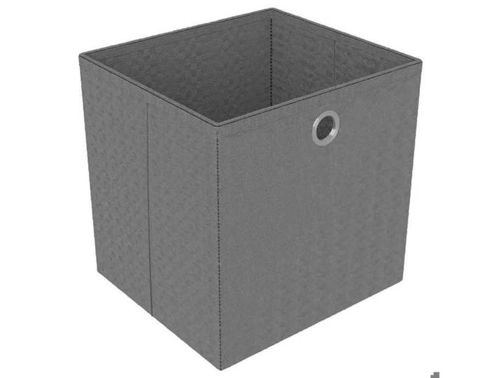VIDAXL - Colonne pour livres Étagère à 12 cubes avec boîtes - Gris - 103x30x141 cm - Tissu 412029 Assemblage requis