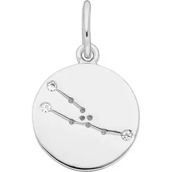LEAF - KETTENANHÄNGER - STIER ZODIAC SIGN -  silber