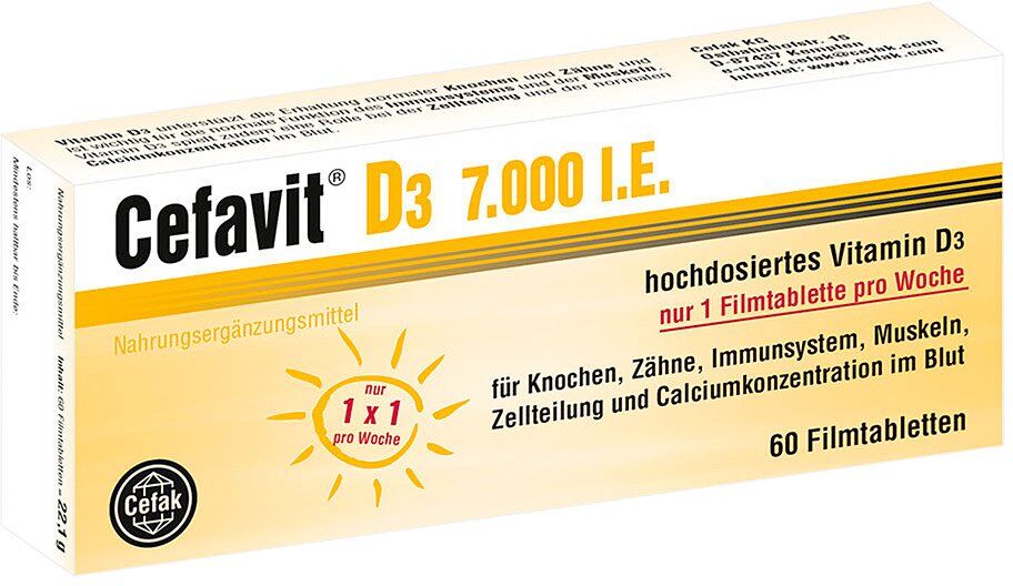Cefavit D3 7.000 I.e. Filmtabletten 60stk