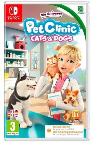 MY UNIVERSE: PET CLINIC CATS & DOGS (Code in a Box) (Nintendo Switch)