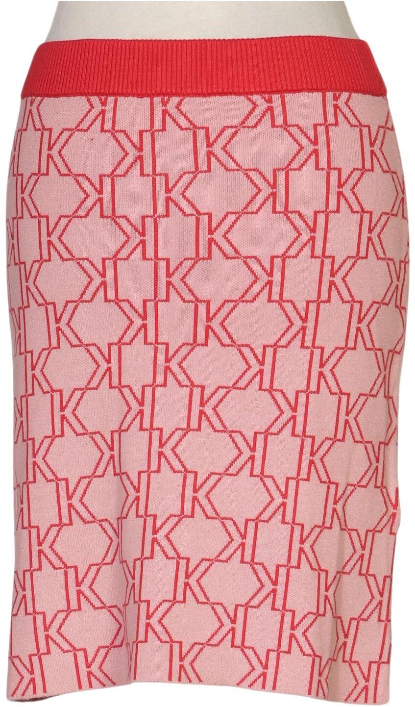 Karl by Karl Lagerfeld Damen Rock, Pink, Gr. XS, Synthetik / Baumwolle - Second Hand