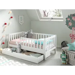 Kinder-/Juniorbett 70x140 cm, weiß