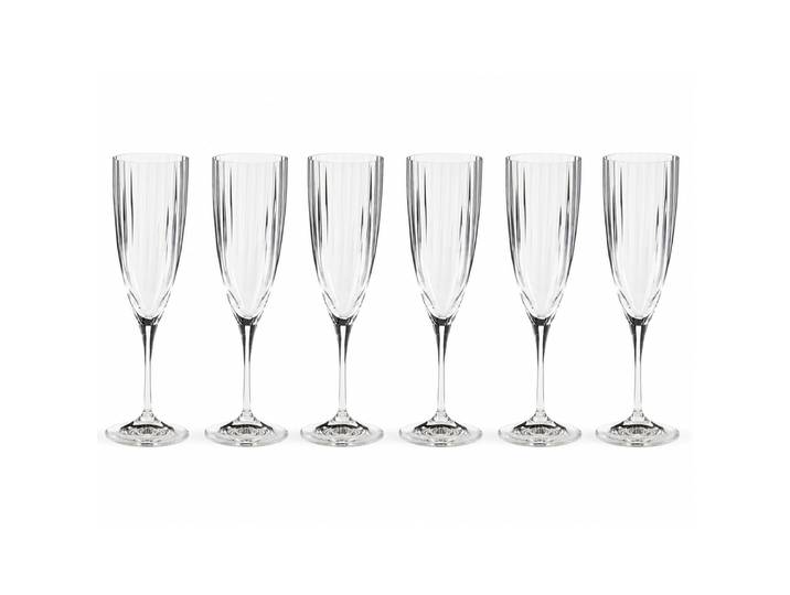 Verres à champagne Sensa 6 pièces Ø 7cm Transparent/Translucide