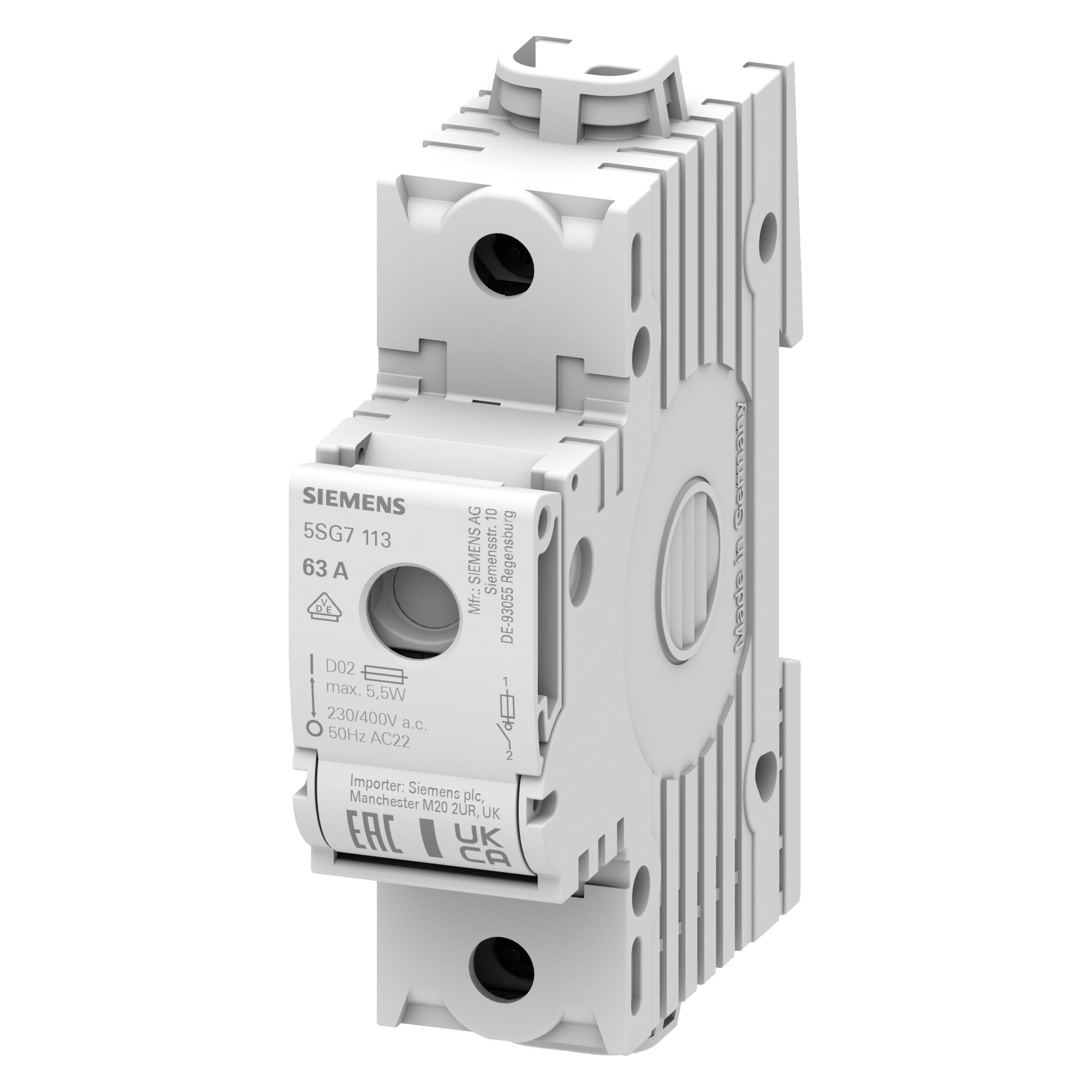 Siemens MINIZEDLasttrennschalter D02 (5SG7113)
