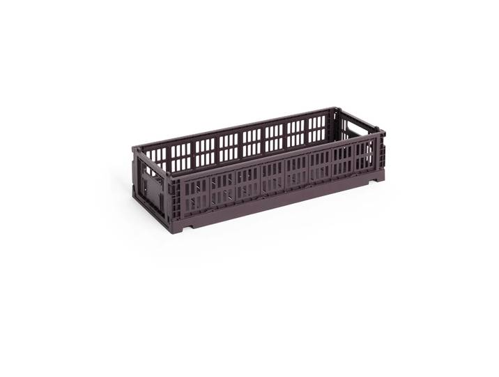 HAY Colour Crate Mini Oblong 13x34,5 cm Bordeaux