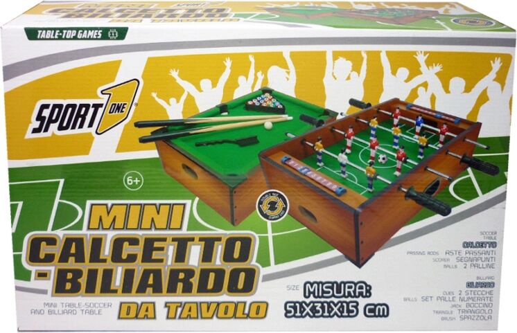 Mandelli CALCETTO+BILIARDO DA TAVOLO 2IN1 51X31 H15CM