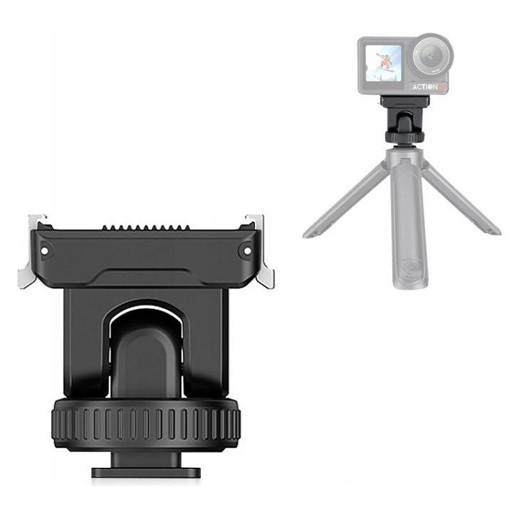 Puluz Szybkozłączka Uchwyt na Gwint 1/4" Stopkę ISO do DJI Osmo Action 3 / 4 / 5 Pro / PU727B (PULUZ)