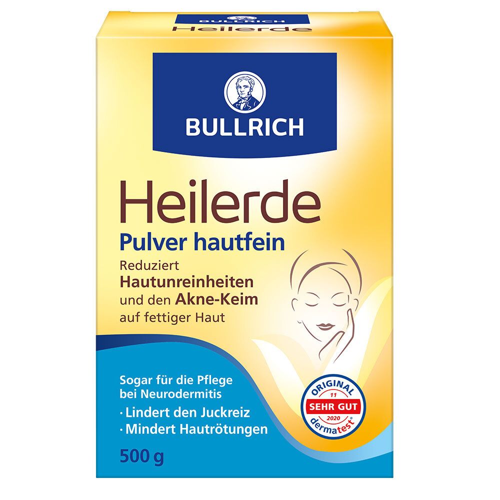 Bullrich Heilerde Pulver hautfein 500 g