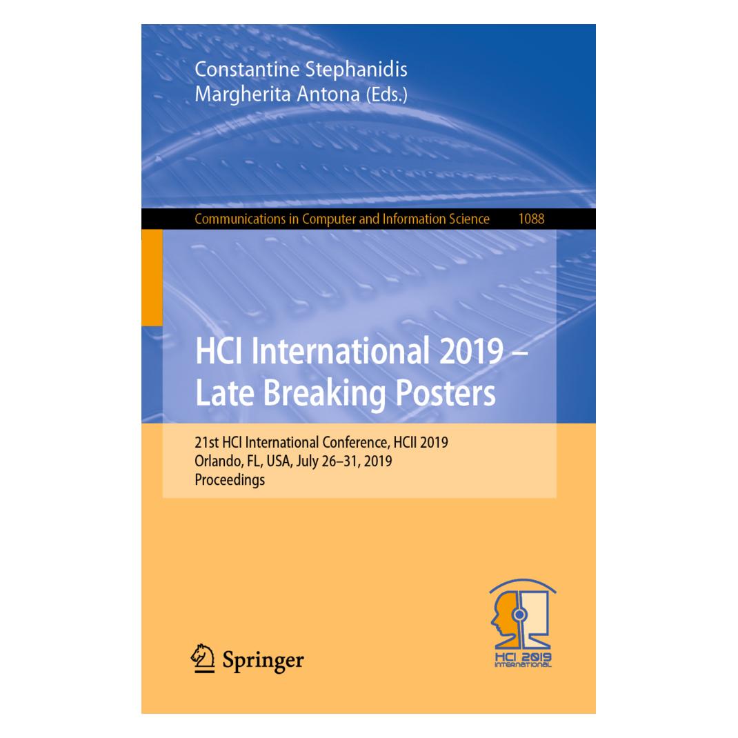Springer HCI International 2019 - Late Breaking Posters (Englisch, Softcover, Constantine Stephanidis, Margherita Antona) (56093464)