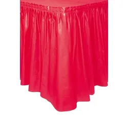 Tischverkleidung / Skirting rot