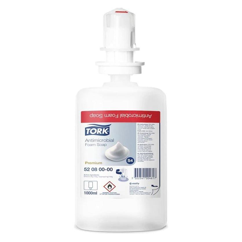 Tork Premium-Schaumseife zur Händedekontamination (Flüssigseife, 1000 ml) (520800)