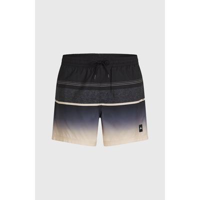 Badeshorts O'NEILL "O'NEILL GRADIENT 15'' SWIMSHORTS", Herren, Gr. XL (54), N-Gr, schwarz (schwarz out), Obermaterial: 100% Polyester, Badehosen Badeshorts, mit Hyperdry-Technologie, aus leichtem Mikrofasergewebe