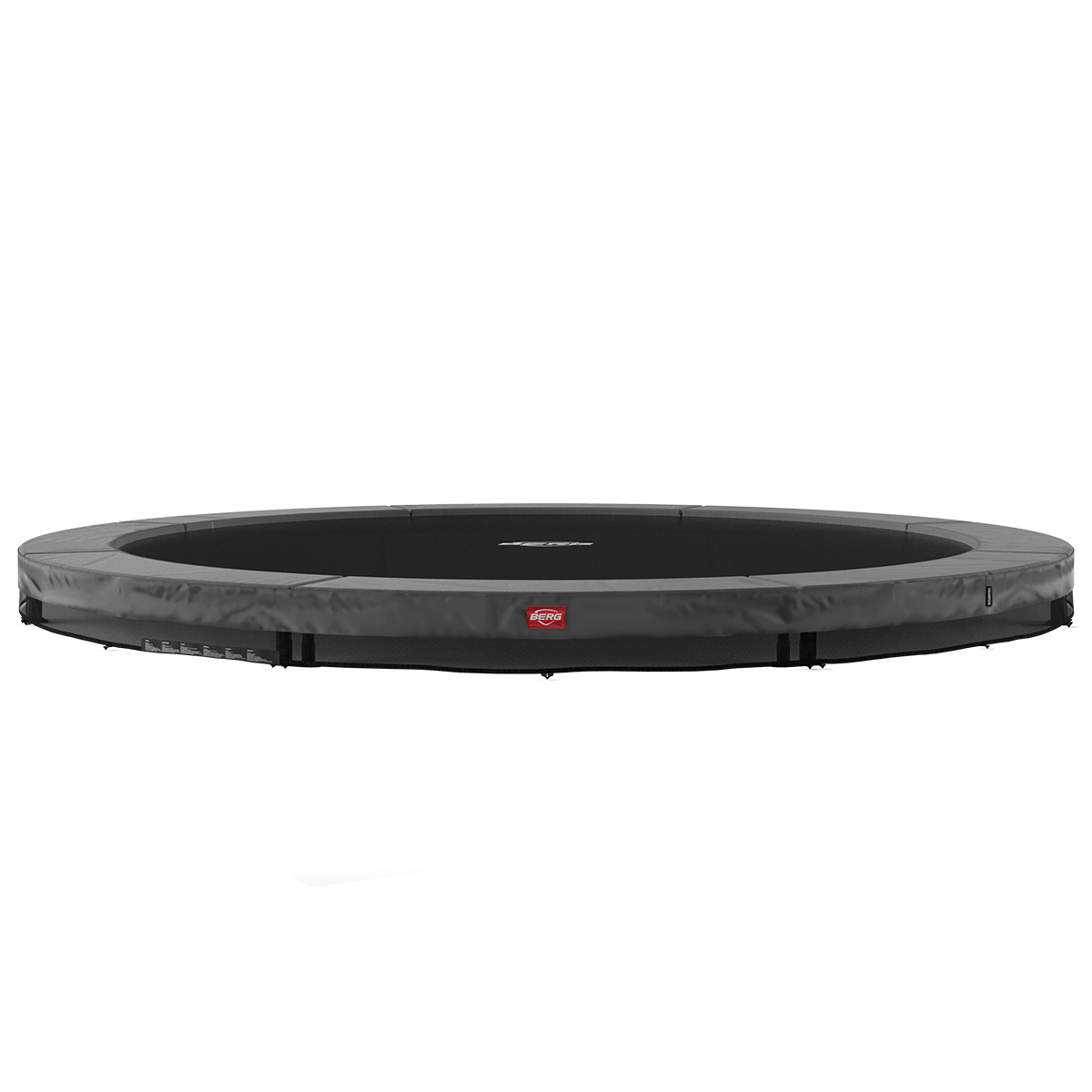 Berg Champion Trampolin InGround 380 cm Grau