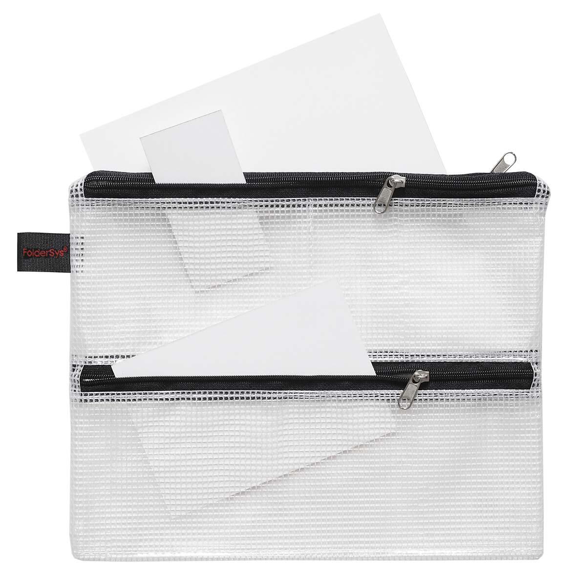 FolderSys Reißverschlussbeutel A5 transparent 40444-30