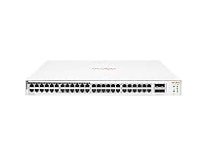 Hewlett Packard Enterprise Aruba Instant on 1830 48G 24p Class4 PoE 4SFP 370W Géré L2 Gigabit Ethernet (10/100/1000) Connexion Ethernet, supportant l'alimentation Via ce Port (PoE) 1U