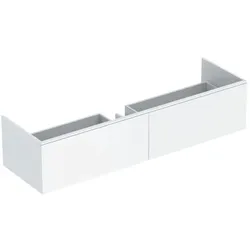 Geberit Xeno2 Waschtisch-Unterschrank 500347001 139,5x35x47,3cm, mit 2 Schubladen, VARICOR weiß Nr. 016