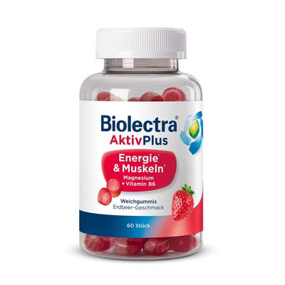 Biolectra AktivPlus Energie & Muskeln Gummis Erdb. 60 St Kaudragees