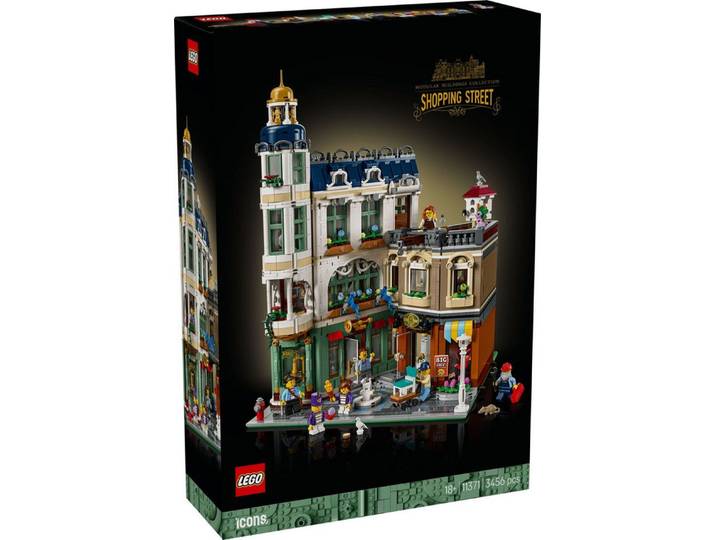 LEGO® Icons 11371 Einkaufsmeile Konstruktionsspielsteine, (Set, 3456 Teile)