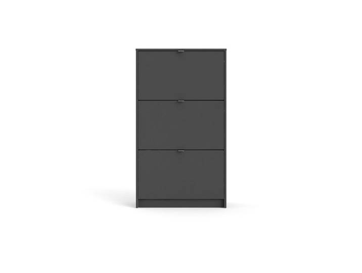 ebuy24 Schuhkipper grau, Grau, 71x124x25 cm, Garderobe, Schuhaufbewahrung, Schuhkipper