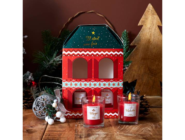 Coffret de 4 bougies parfumées - Blancheporte