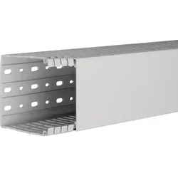 Hager HA7100100 Verdrahtungskanal aus PC/ABS halogenfrei HA7 100x100mm lichtgrau  - 2 Meter