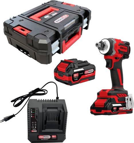 KS Tools 515.4745F Akku-Schlagschrauber Max. Löse-Drehmoment: 230 Nm (Bits) / 320 Nm, Max. Rechtslauf-Drehmoment Stufe 1: 60 Nm