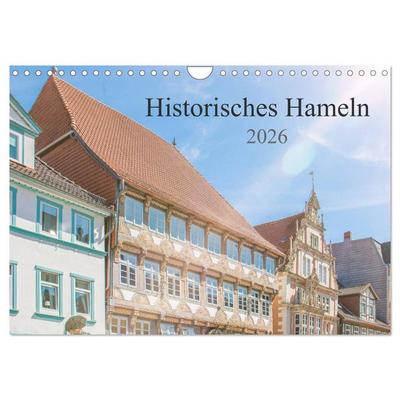 Historisches Hameln (Wandkalender 2026 DIN A4 quer), CALVENDO Monatskalender