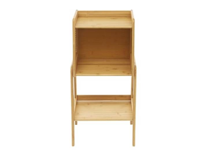 YYDWY Nachttisch 3 Ebenen Regal Schrank Standregal Wohnzimmer Schlafzimmer Offene 3-Ebenen-Struktur / Erhöhte Kanten für sichere Ablage