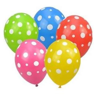 Arpex Luftballons mit Sternenmuster, 28 cm, 5 Stück (5x) (47592028)
