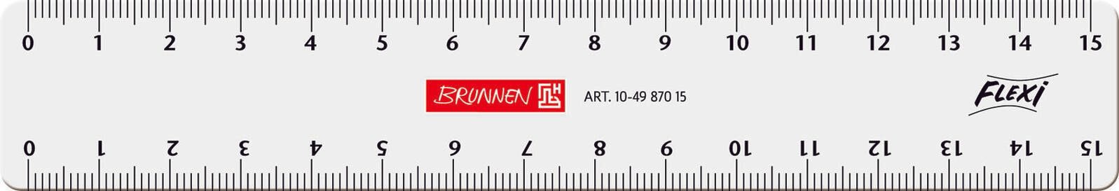 BRUNNEN Lineal 15 cm 104987015