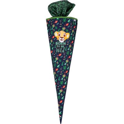 Schultüte MCNEILL "Lion King", Kinder, Gr. B/H/L: 70cm, bunt (lion king), Polyester, Papierdekoration