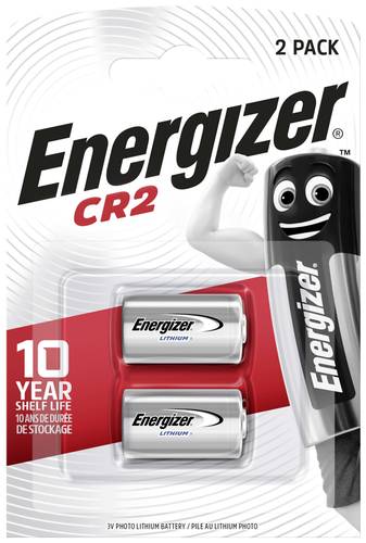 Energizer E300783805 Fotobatterie CR2 Lithium 800 mAh 3V 2St.