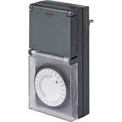 Brennenstuhl 1506460 Steckdosen-Zeitschaltuhr analog Tagesprogramm IP44
