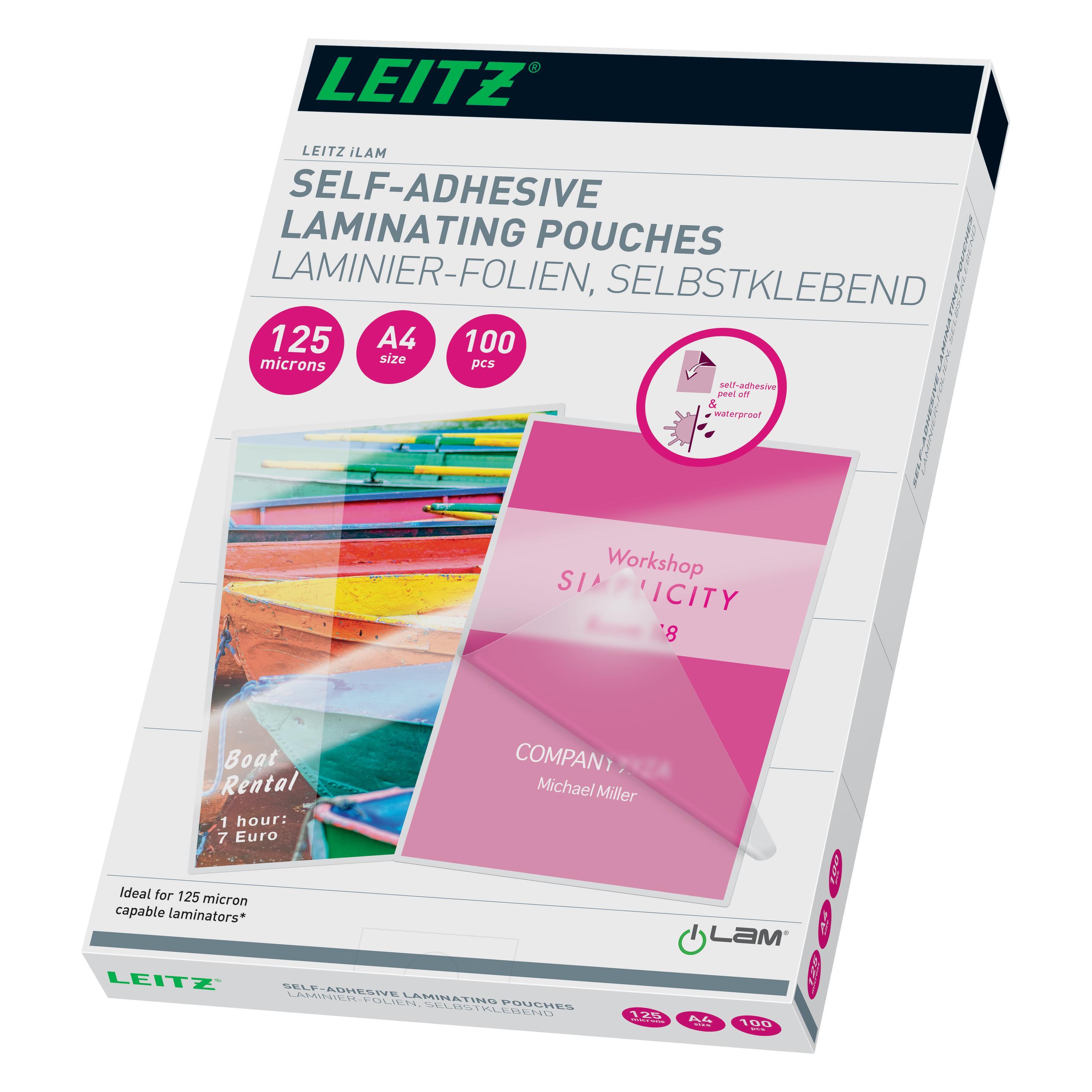 Leitz Laminierfolie (A4, 100 Stk., 125 µm) (16925)