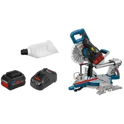 Akku-Kapp- und Gehrungssäge BITURBO GCM 18V-216, 8,0 Ah