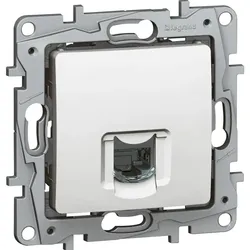 Legrand 664769 Anschlussdose RJ11, 1-fach, Ultraweiß