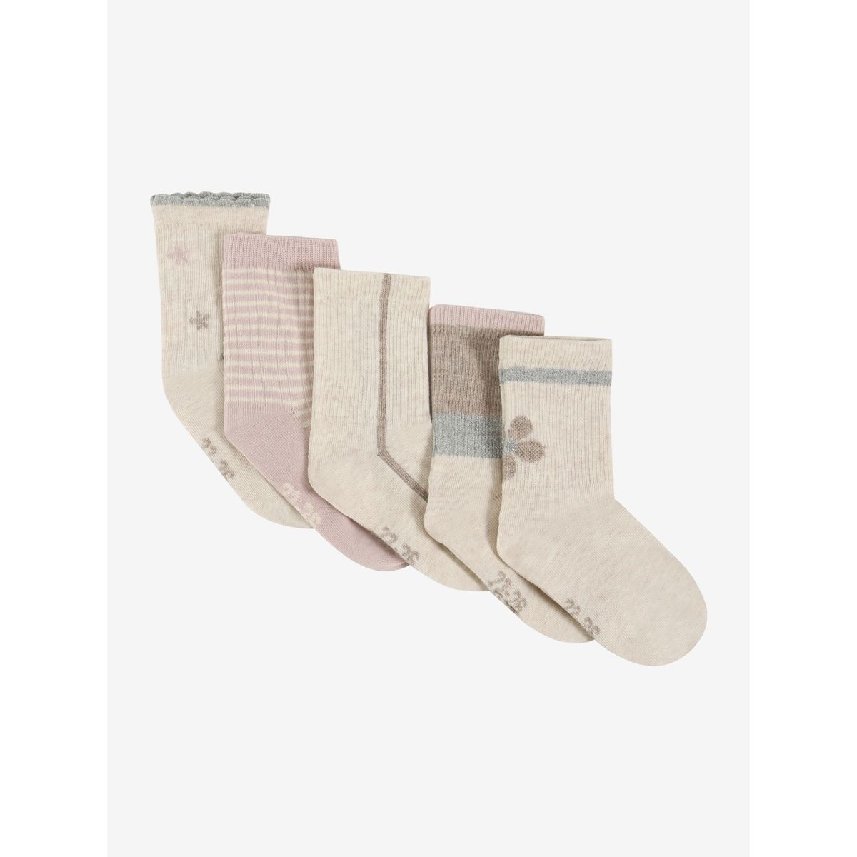 Minymo Socks w. Pattern (5-pack) shell (596) 19\22 6022-596-19\22
