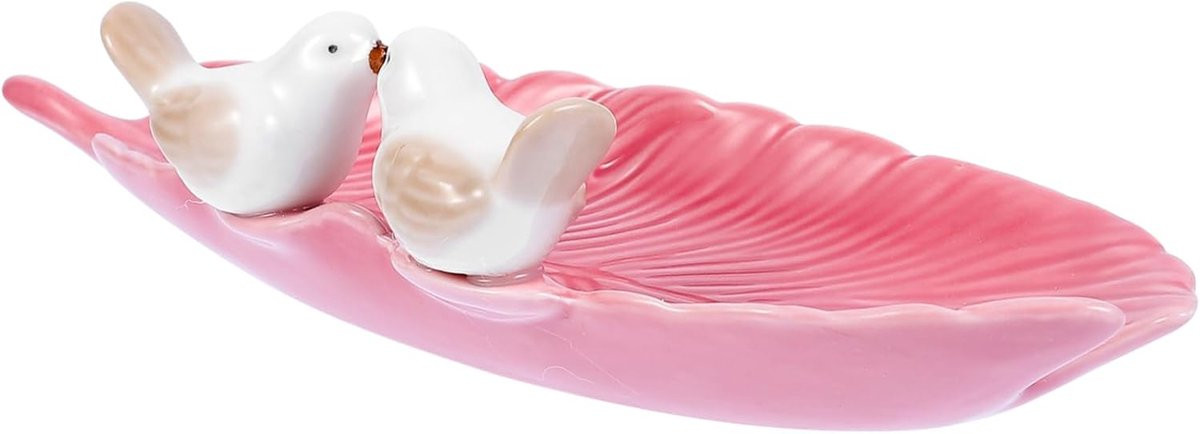 Keramische Sieradenschaal Roze - Decoratieve Schaal voor het Opbergen van Sieraden - Diameter: 20,5 cm