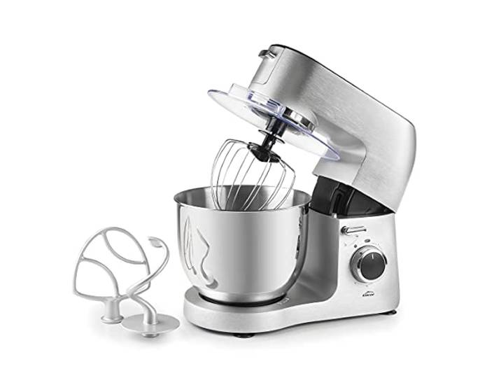 Lacor 69683 – Kompletter elektrischer Mixer, Brotkneter, Backroboter... Langlebiges Profi-Utensil; entwickelt für optimale Leistung und schnelle, unkomplizierte Reinigung in der Spülmaschine