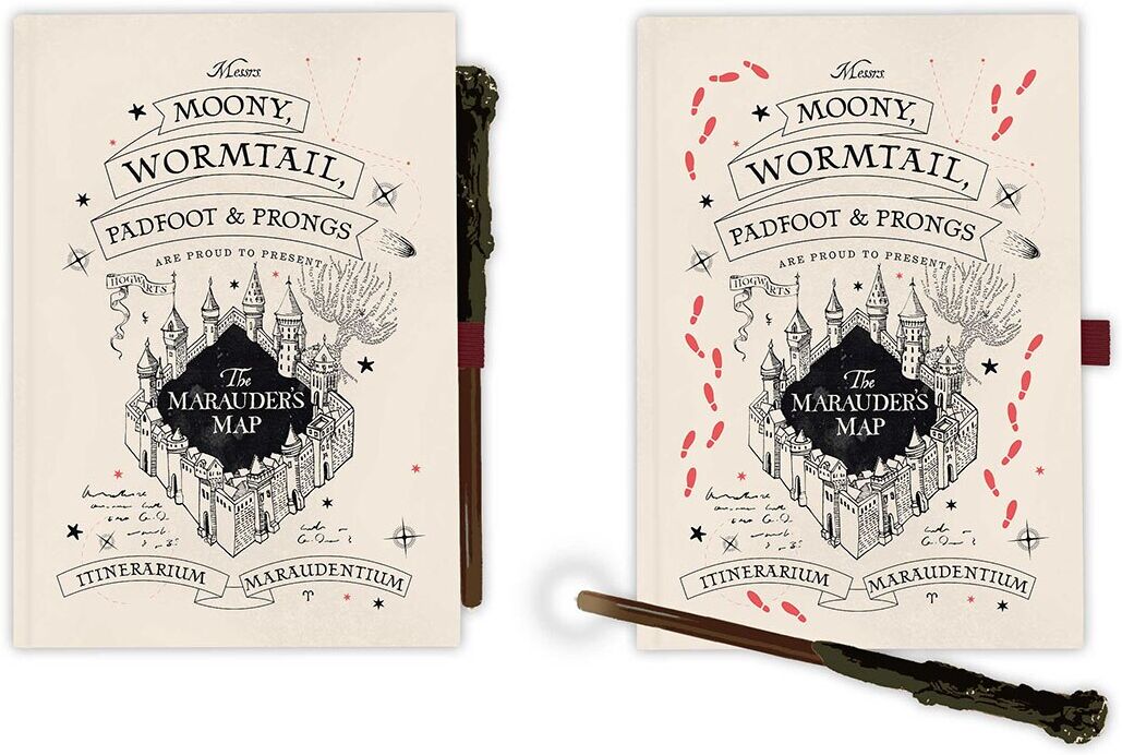 Harry Potter Cuaderno A5 tinta Merodeador .