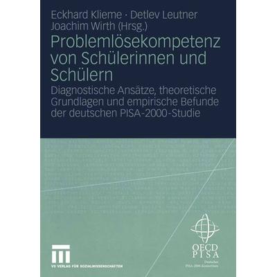 Problemlösekompetenz von Schülerinnen und Schülern, Taschenbuch von Eckhard Klieme,Detlev Leutner, VS Verlag für Sozialwissenschaften,