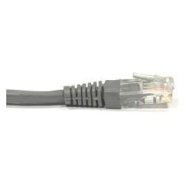 Netrack BZPAT20U5E patch cable RJ45, snagless boot, Cat 5e UTP, 20m pilkas (UTP, CAT5e, 20 m) (BZPAT20U5E)