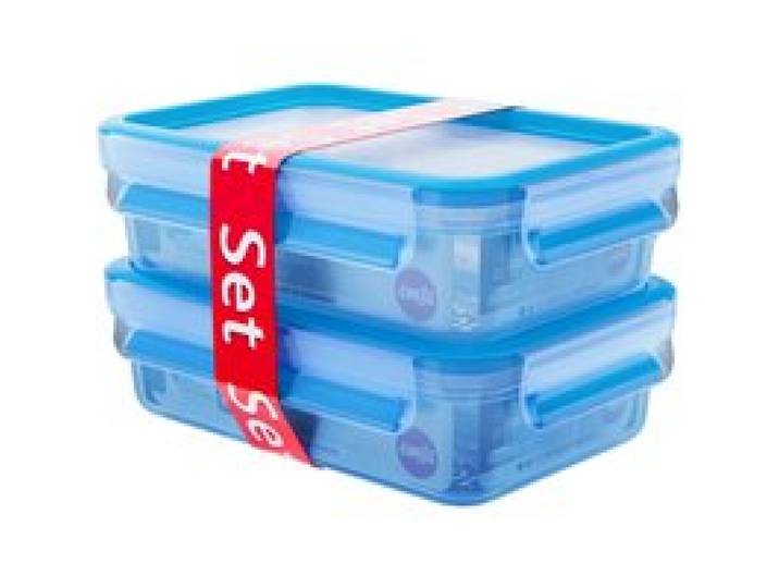 TEFAL Lot de 2 ou 3 boîtes de conservation Clip & Close (Lot de 2 boîtes rectangulaires)