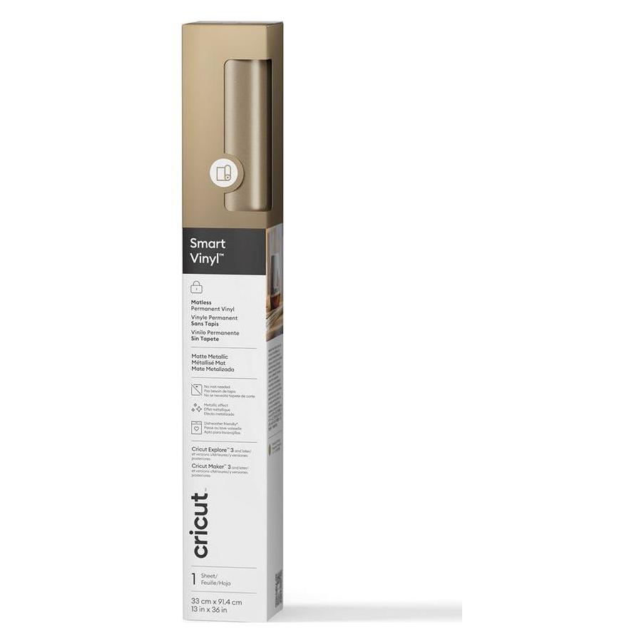 Cricut Smrtvnl P Mat Metal Champagne 13in X 3ft (2011610)