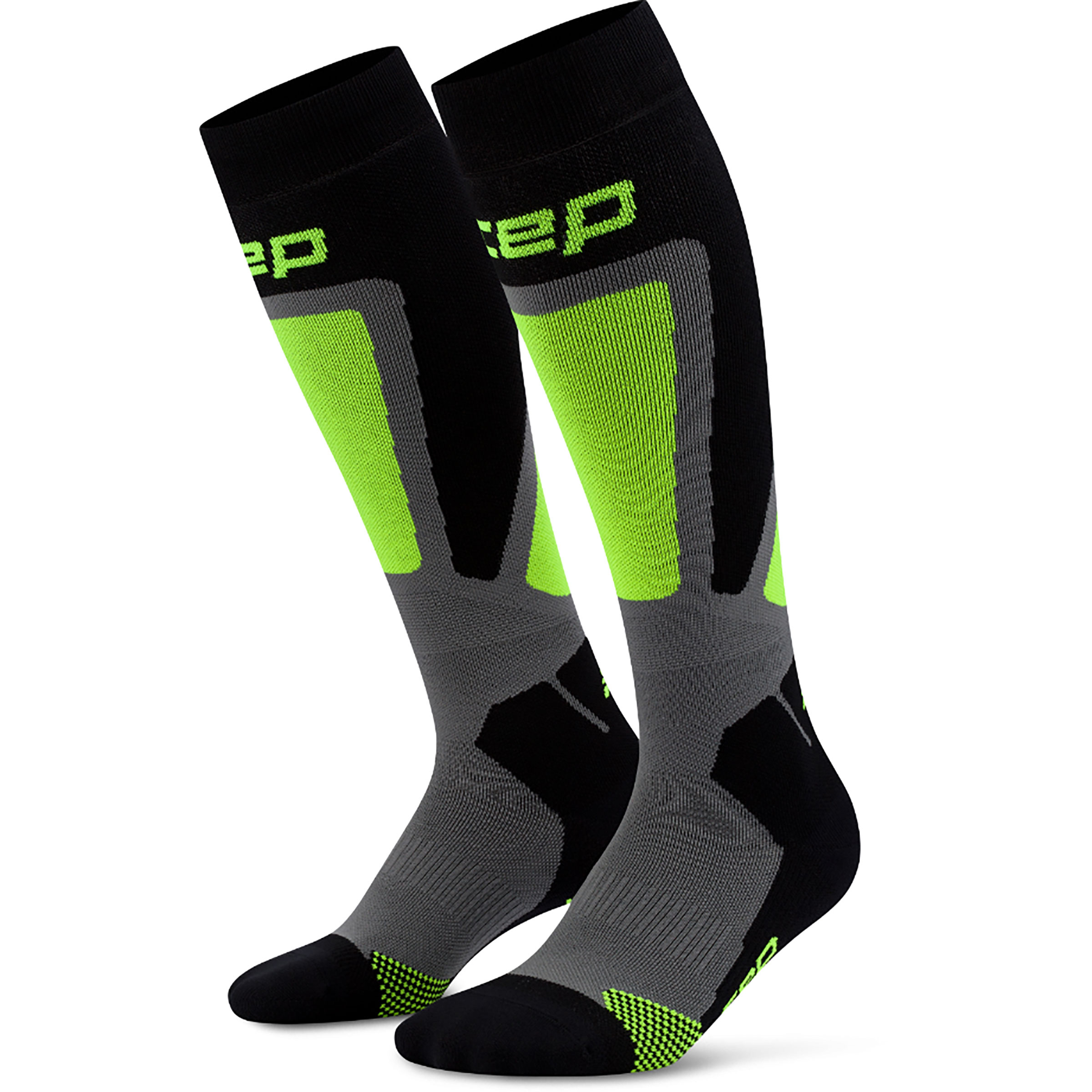 CEP Ski Thermo 4.0 Herren Skisocken gruen Größe 39 Skifahren Widerstandsfähig