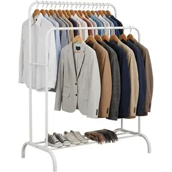 Relaxdays, Garderobe + Kleiderstange, Kleiderständer