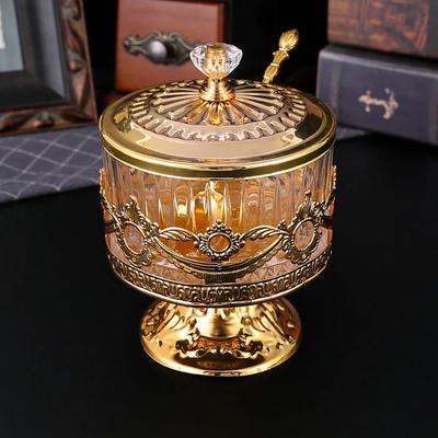 Uplift Treasures Glass Condiment Jar With Metal Lid Spice Salt Storage Bottle seasoning Pot 6